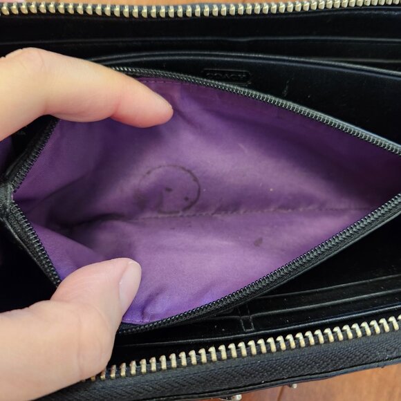 Coach Ashley black leather wallet - Picture 10 of 11